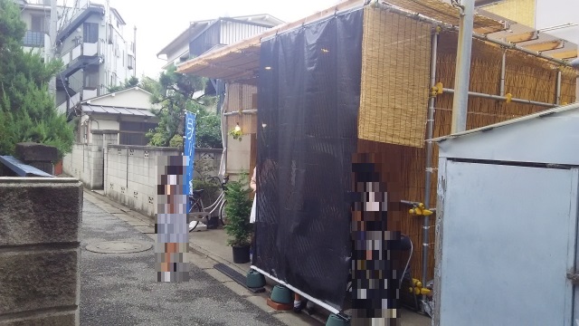 かき氷店椛屋の店構え