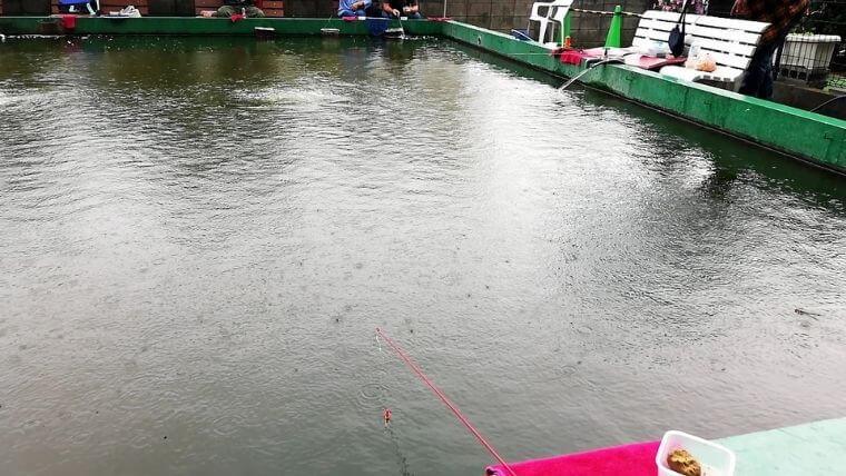 保谷フィッシングセンターは雨でも大丈夫