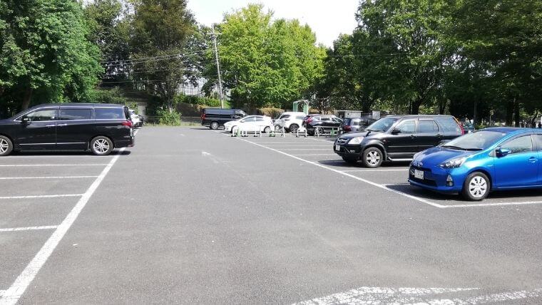 和田堀公園（武蔵野園）の駐車場は広い